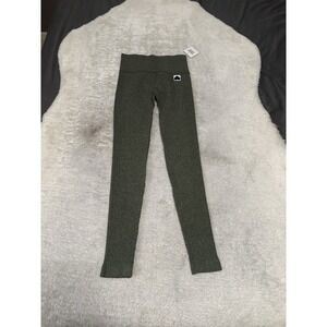 New Training Social Green Pull‎ On Leggings Size XS Gym Yoga Pilates Pants
